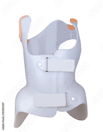 Corset for treatment of scoliosis