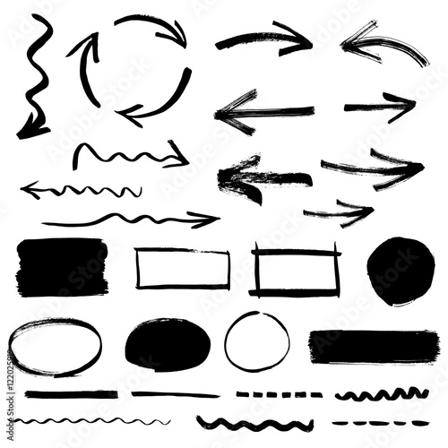 Sketchy design elements