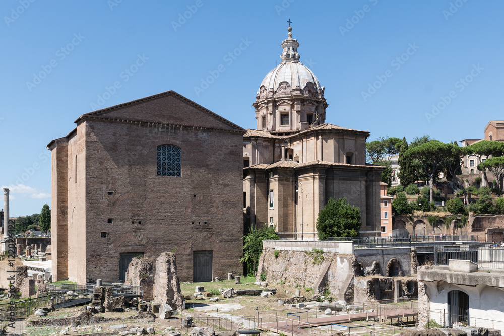 Roman ruins in Rome, Forum
