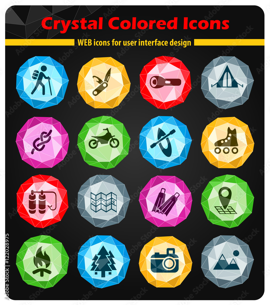 active recreation icon set active recreation icon set