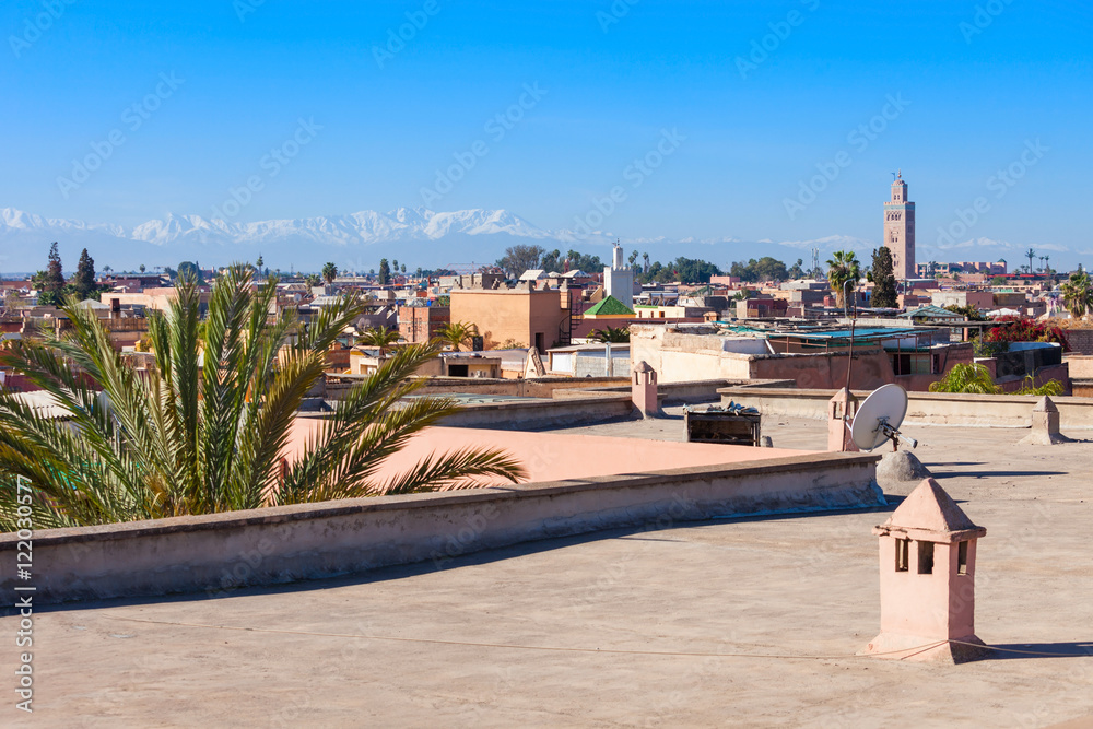 Marrakesh aerial view
