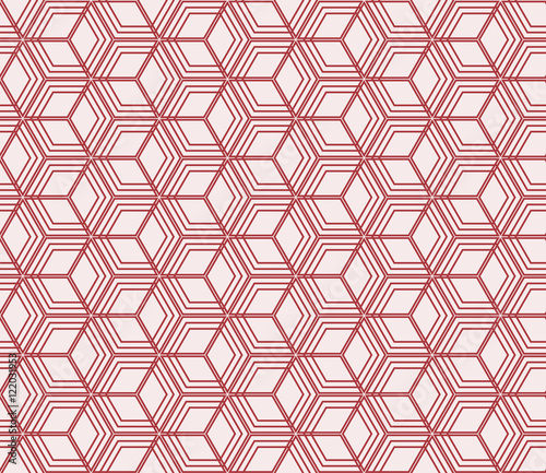 Seamless pattern of repeating geometric elements.