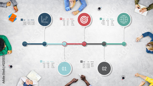 Analysis Data Diagram Inforgrapic Information Concept photo