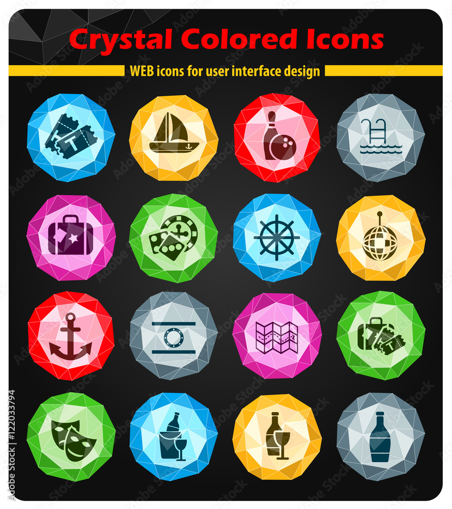 cruise icon set cruise icon set