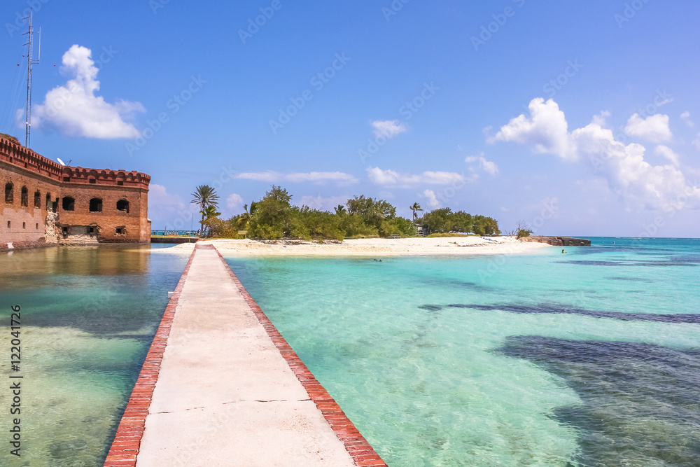 Dry Tortugas National Park is situated at the southwest corner of the Florida Keys reef system and is one of the United States' most remote national parks.