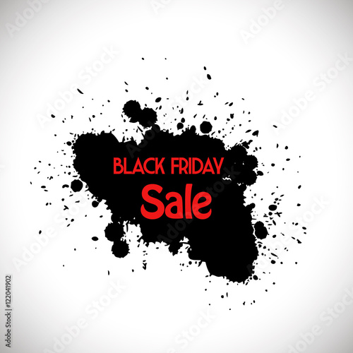 Black friday poster.Sale.vector image