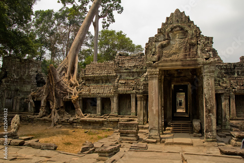 Posągi w Angkor,Kambodża