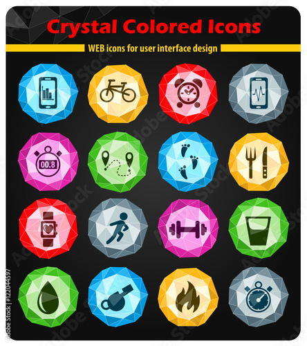 monitoring apps icon set