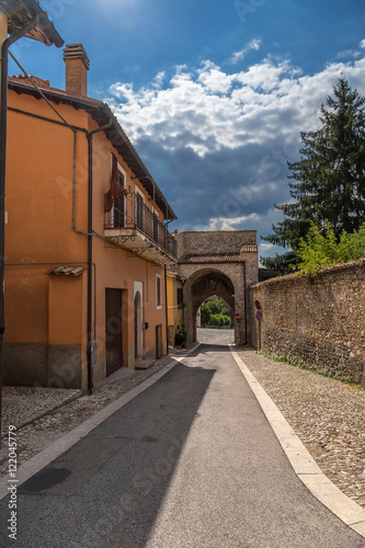 Norcia, Italy. One of the streets and city gates