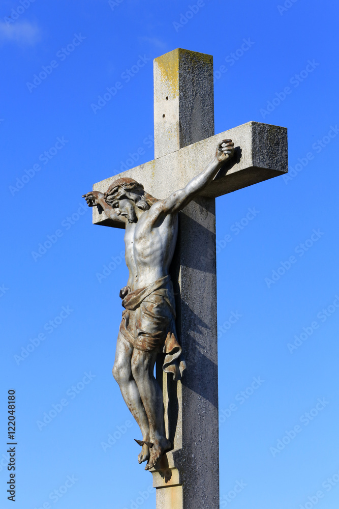 Jésus-Christ sur la croix. / Jesus on the cross.