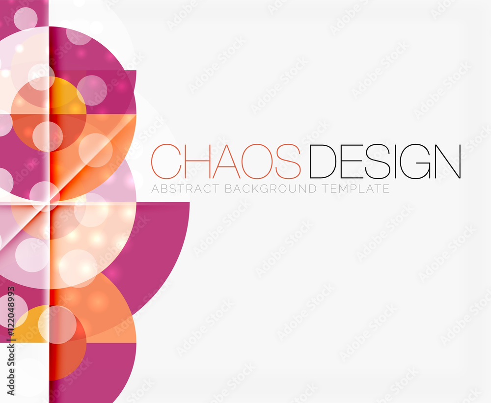 Abstract background with round shapes Abstract background with round shapes