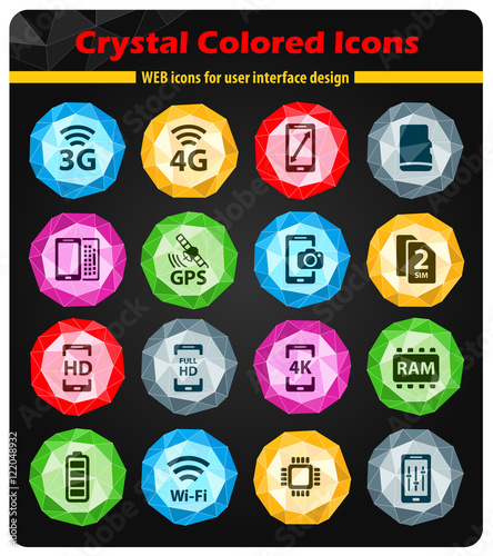 Smarthone specs simply icons