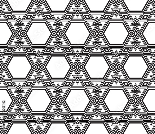 The magic triangle. Series mirror transformation of triangular shapes.
