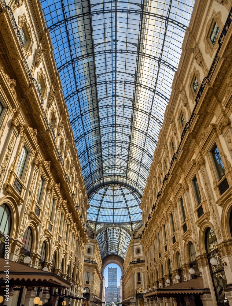 Galleria Vittorio Emanuele II shopping art mall in Milan