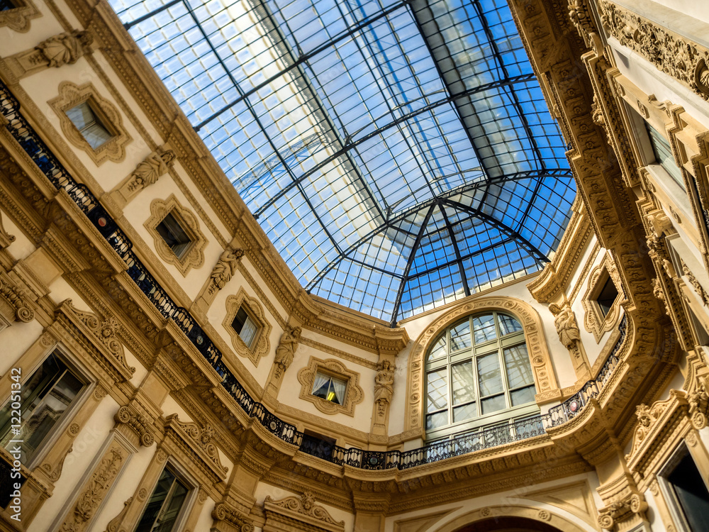 Galleria Vittorio Emanuele II shopping art mall in Milan