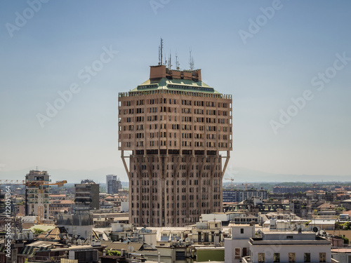 Torre Velasca in Milan, Italy photo