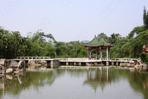 The Buddhist religious center of Nanshan district on Hainan island in China