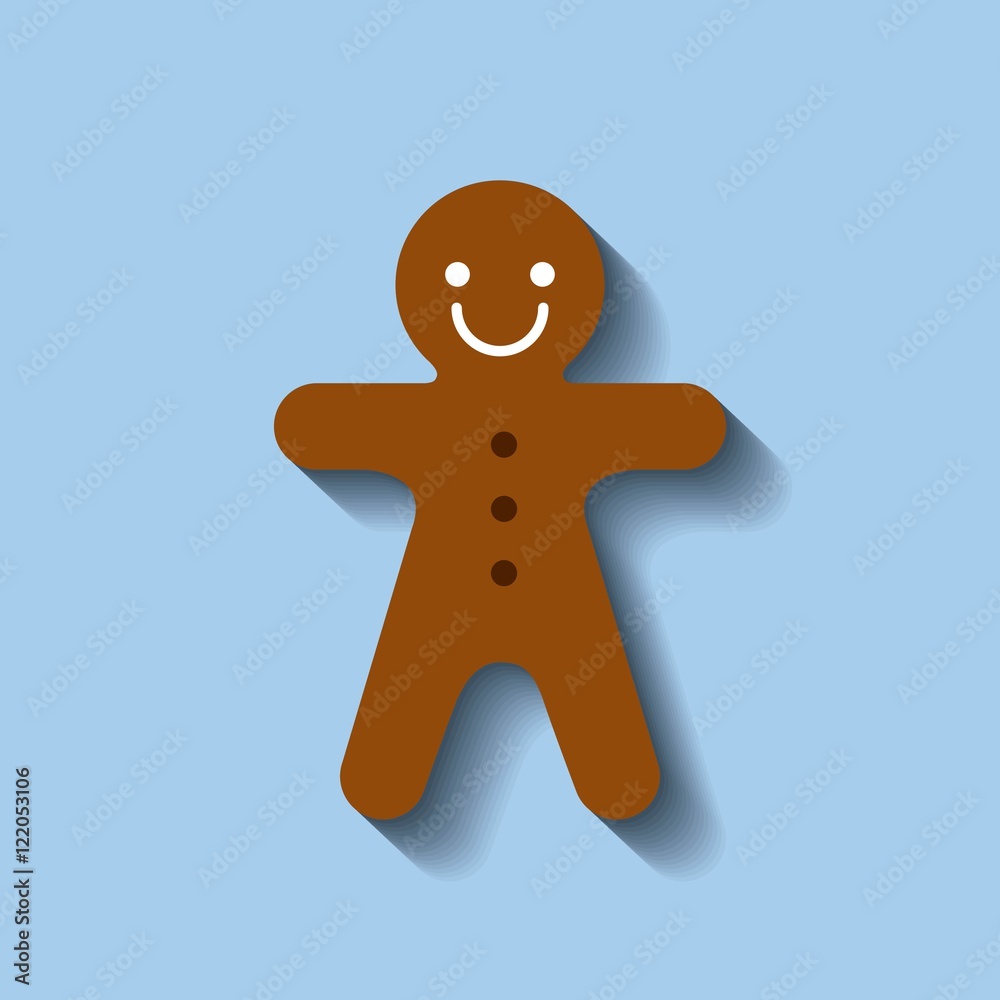 ginger cookie sweet christmas vector illustration design ginger cookie sweet christmas vector illustration design