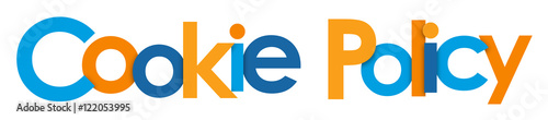 COOKIE POLICY Vector Letters Icon
