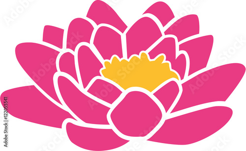 Fototapeta Naklejka Na Ścianę i Meble -  Lotus flower icon