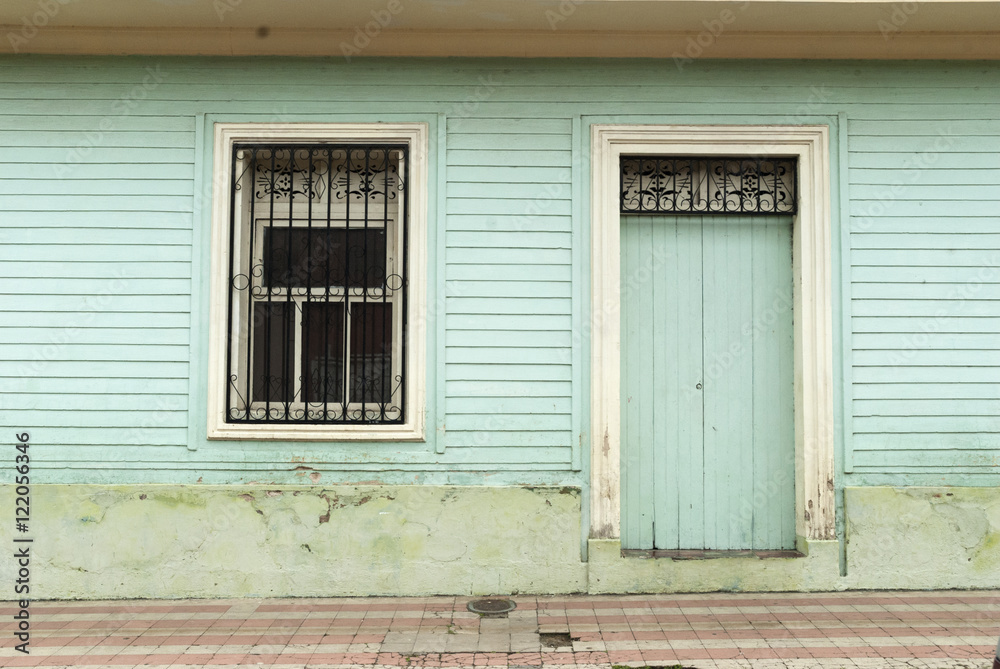 Entrance Door and Facade in Nicaragua