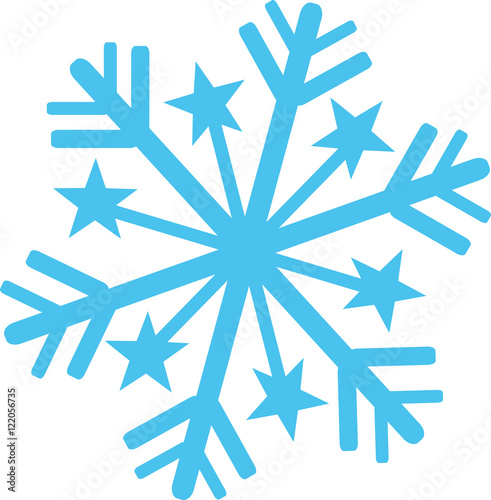 Snowflake with star details