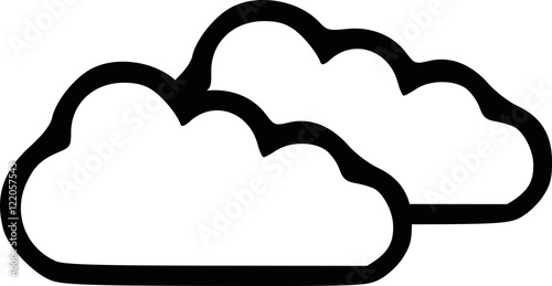 Cloudy weather icon