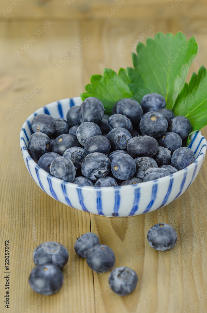 Blueberries in a bowl Blueberries in a bowl