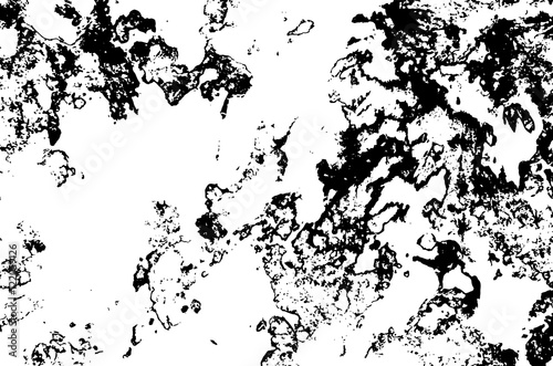 Abstract marble illustration. Vector with marbling textures. Black and white colors.