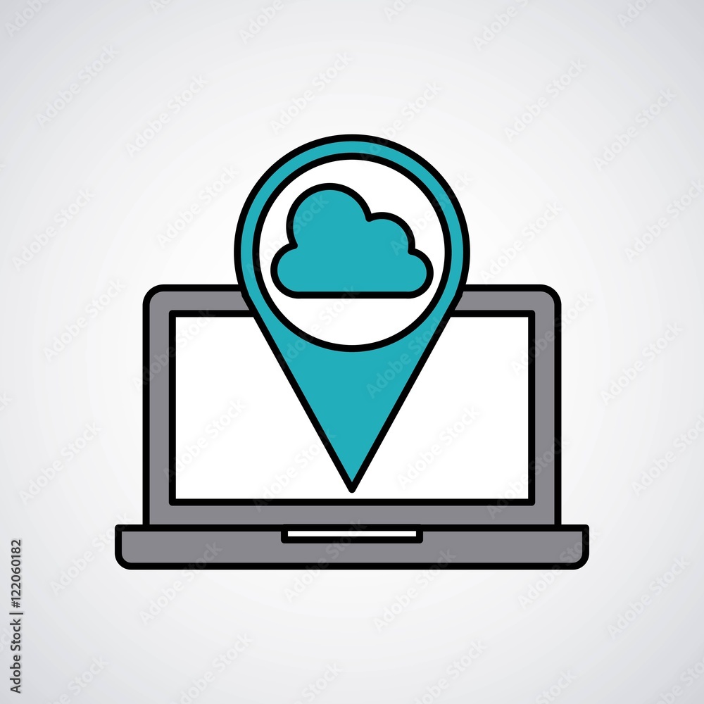laptop computer technology icon vector illustration design laptop computer technology icon vector illustration design