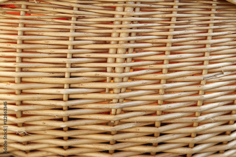 Wicker basket made of twigs Wicker basket made of twigs