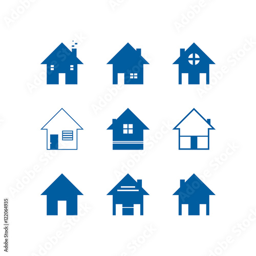 Simple House Icon Set