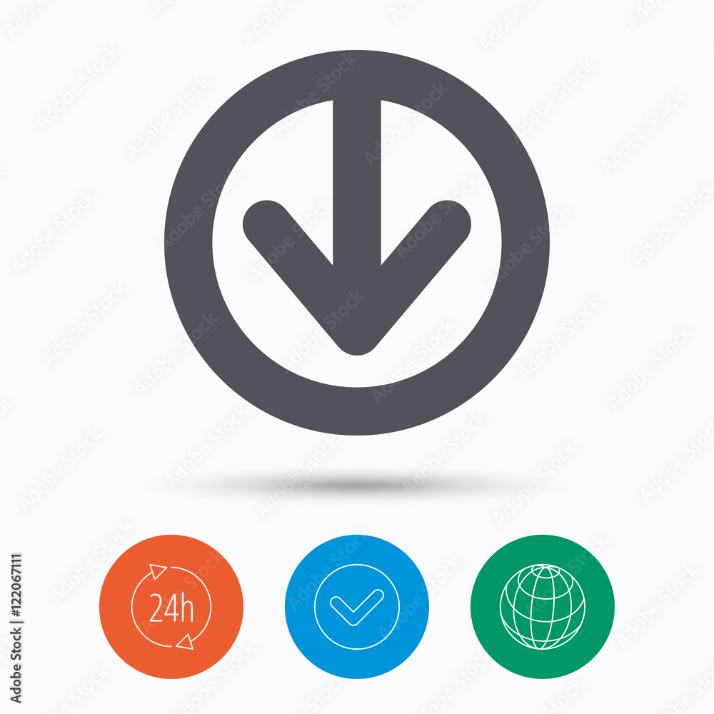 Download icon. Load internet data sign. Download icon. Load internet data sign.