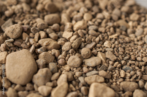 Small brown stones