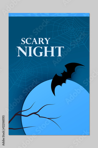 Happy Halloween holiday background