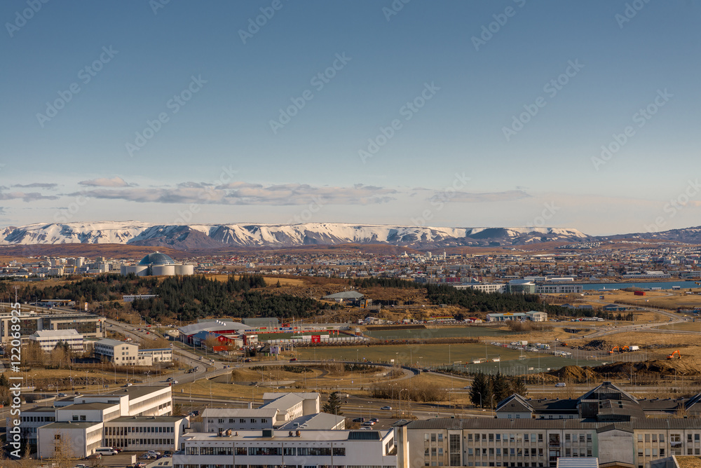 Reykjavik from above