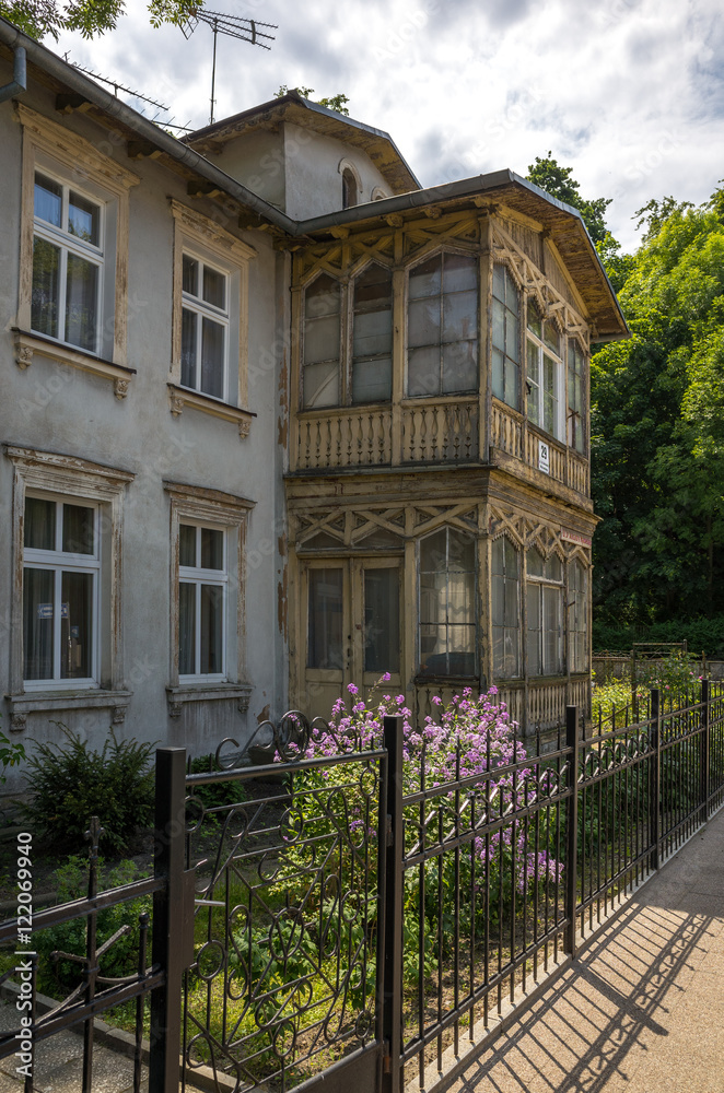 Old citizens villa in Sopot.