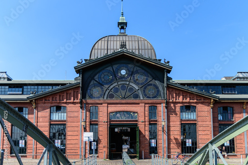 Old fish auction market in Hamburg, Germany