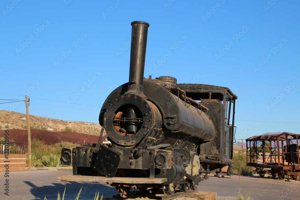 alte Lokomotive der Mineral Mine Bolero alte Lokomotive der Mineral Mine Bolero