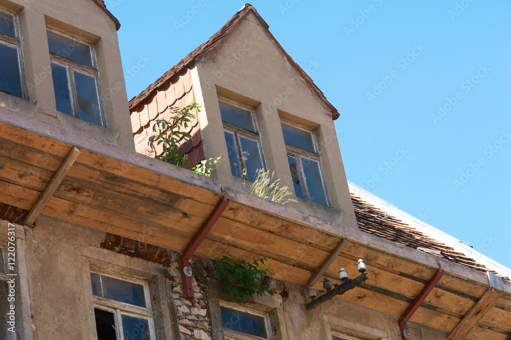 Leerstehendes Haus, Ruine Leerstehendes Haus, Ruine