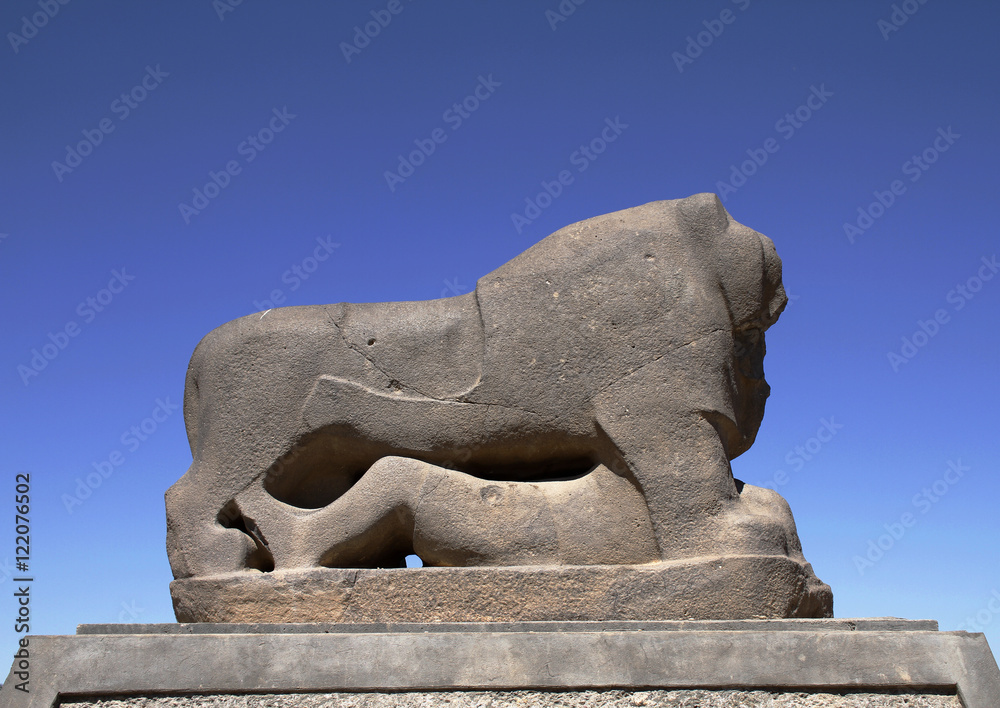 The lion of Babylon in Iraq.