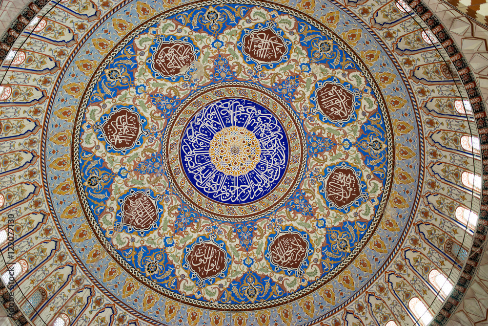 Kuppel einer Moschee von Innen