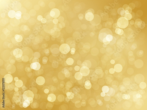 BRIGHT GOLD BOKEH LIGHTS Background