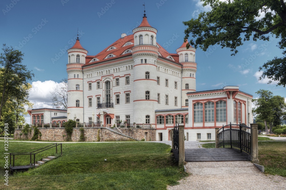 Palace in Wojanow, Poland
