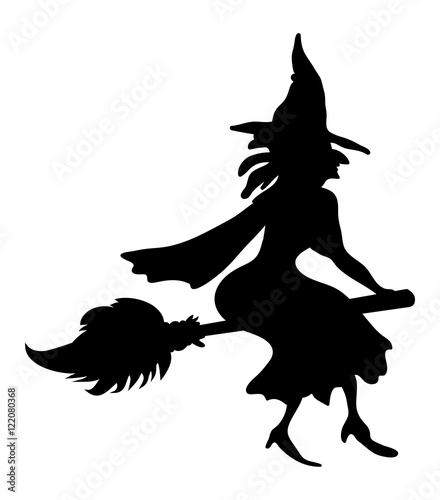 halloween creepy scary witch vector symbol icon design.