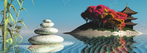 Photography Zen stones
