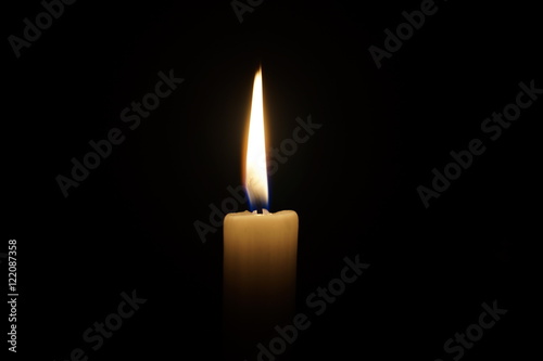 Kerze im Dunkeln