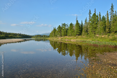 River Shchugor in the national Park "Yugyd VA".