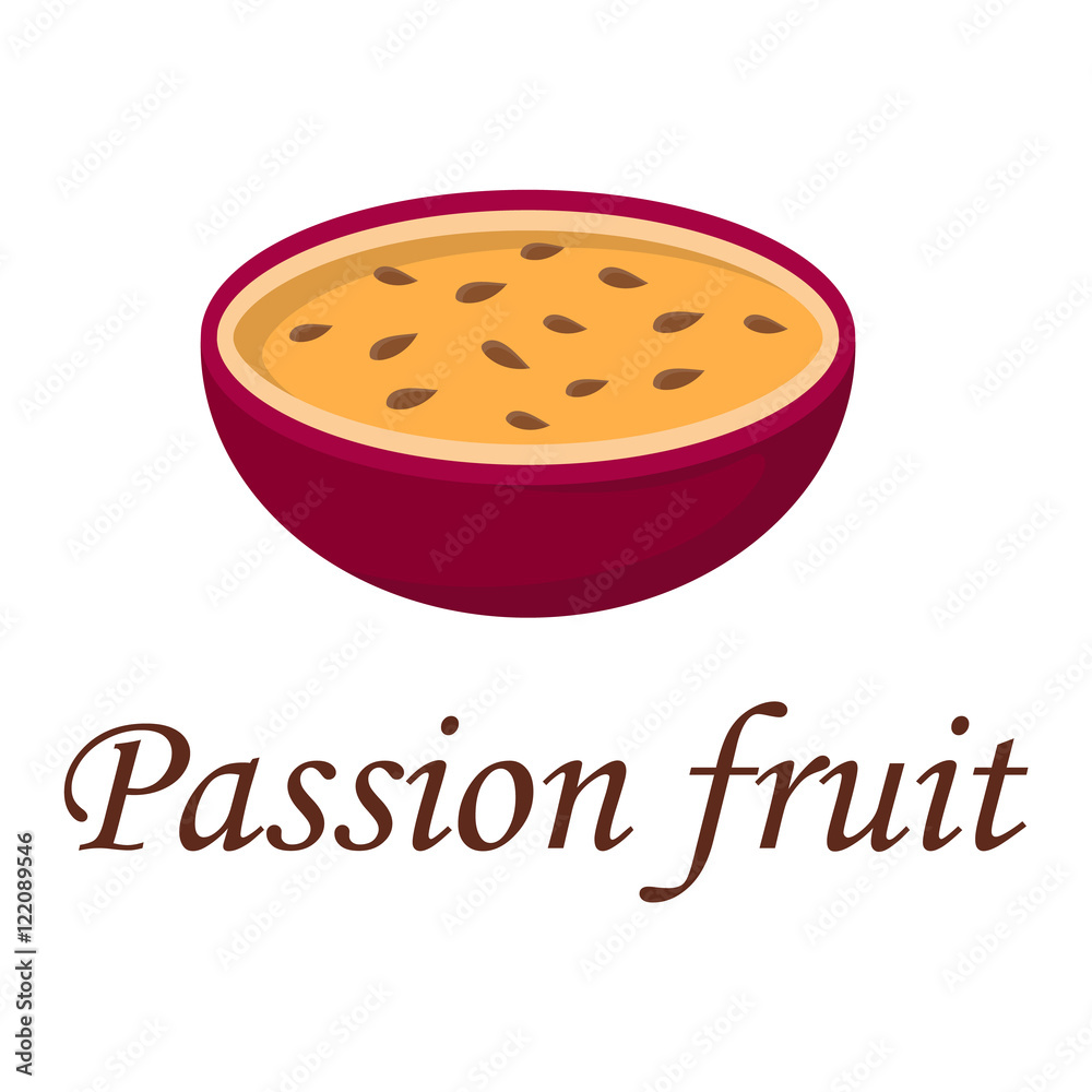 Passion fruit vector illustration Passion fruit vector illustration