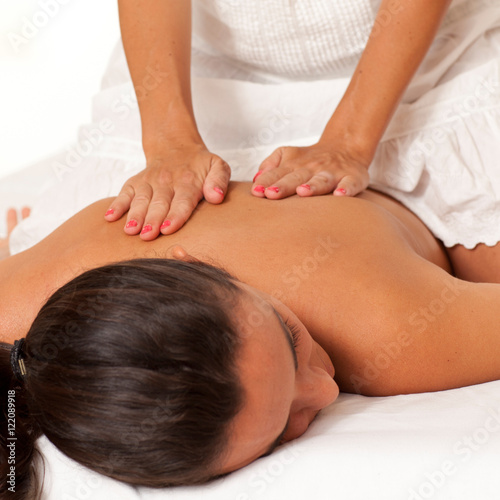 Friend giving a massage